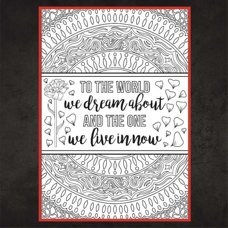 Coloring Broadway - Hadestown inspired Coloring Postcards (Set of 4) â€œWait For Meâ€ Collection, Broadway Musical Merchandise, Matte Card Stock (5â€ x 7â€), Ideal Gift for a Broadway Theater Lover - Image 3